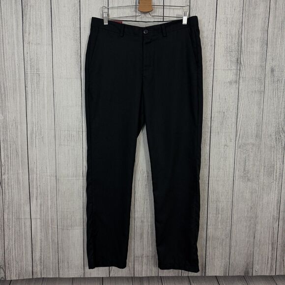 Johnston & Murphy XC4 Men's W34 x L32 Black Regular Fit Extreme Comfort Pants - Picture 1 of 5